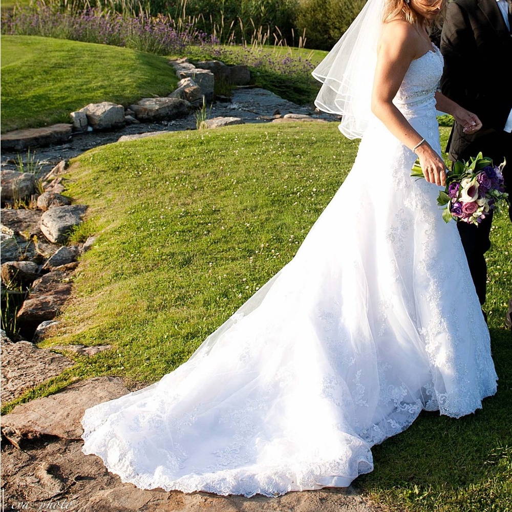 Kenneth Winston White Wedding Dress